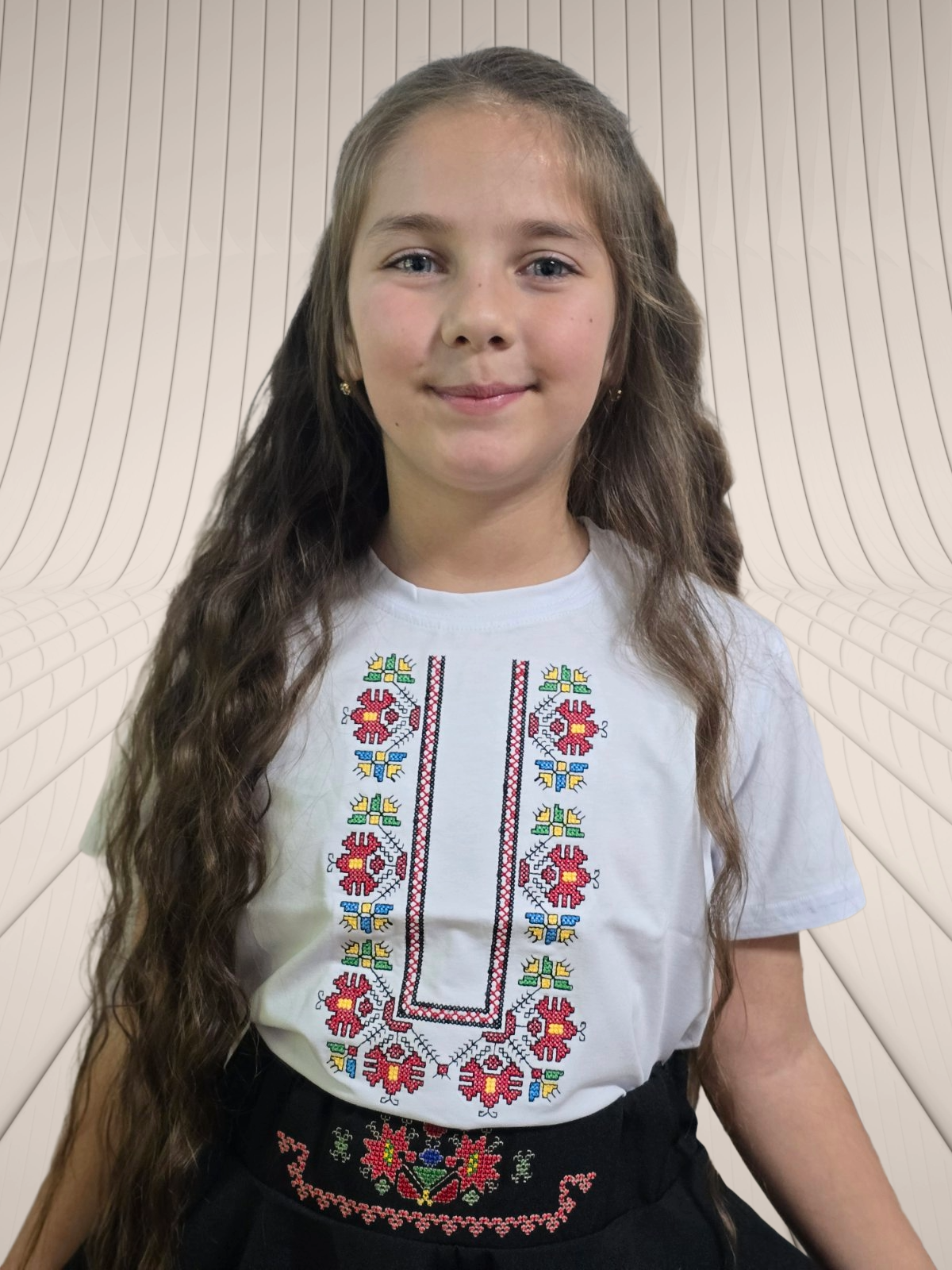 Second image of ДЕТСКА ТЕНИСКА -ШЕВИЦА БРОДЕРИЯ (БЯЛА 10-9)