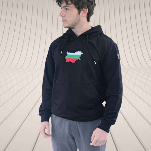 СУИТШЪРТ КАРТА БЪЛГАРИЯ (ЧЕРНО)