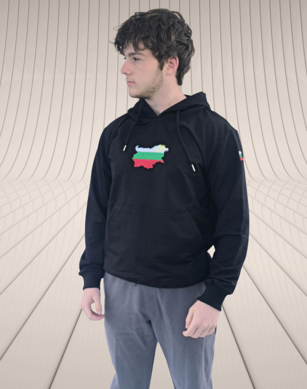СУИТШЪРТ КАРТА БЪЛГАРИЯ (ЧЕРНО)