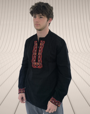 РИЗА СЕВЕРНЯШКА ШЕВИЦА (ЧЕРНО)<span> - </span>2xl